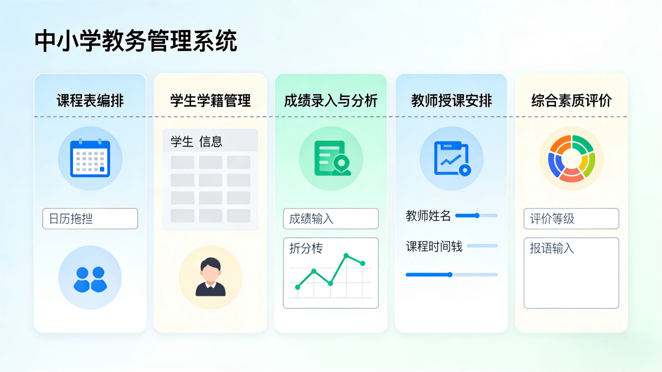 中小学的教务系统
