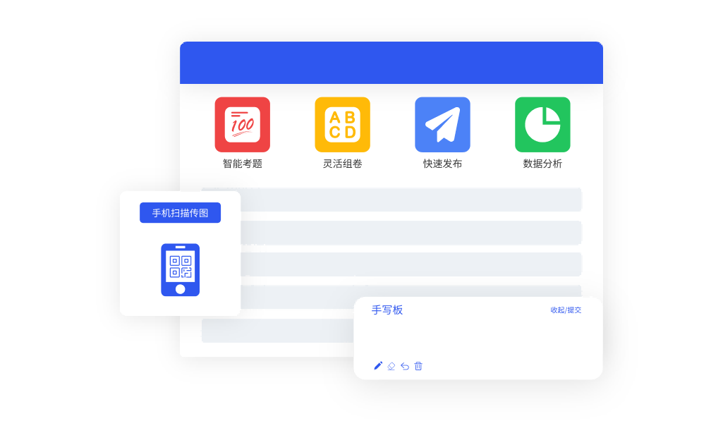 在线考试多管理，场景防作弊公平公正