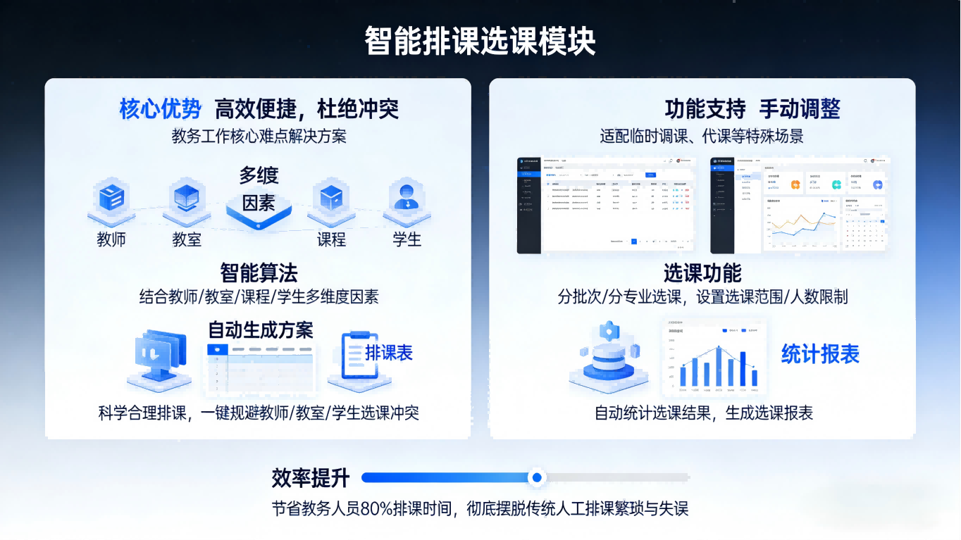 教务管理系统(图3) 教务管理系统|全流程智能教务解决方案,赋能校园教学管理(图3)