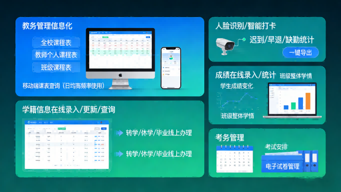智慧校园信息化系统,以信息化赋能,构建教育数字化新生态(图3) 智慧校园信息化系统,以信息化赋能,构建教育数字化新生态(图3)