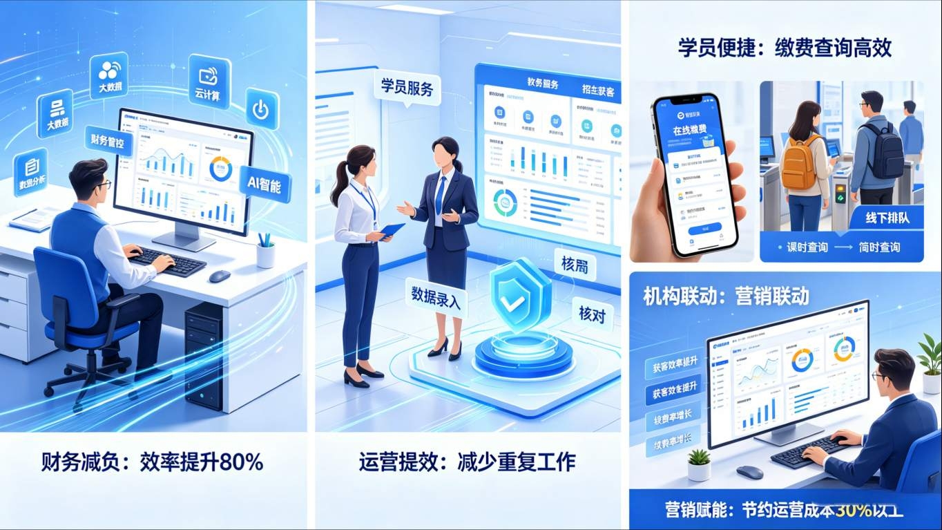 教培收费系统，数字化赋能，破解教培机构收费管理痛点