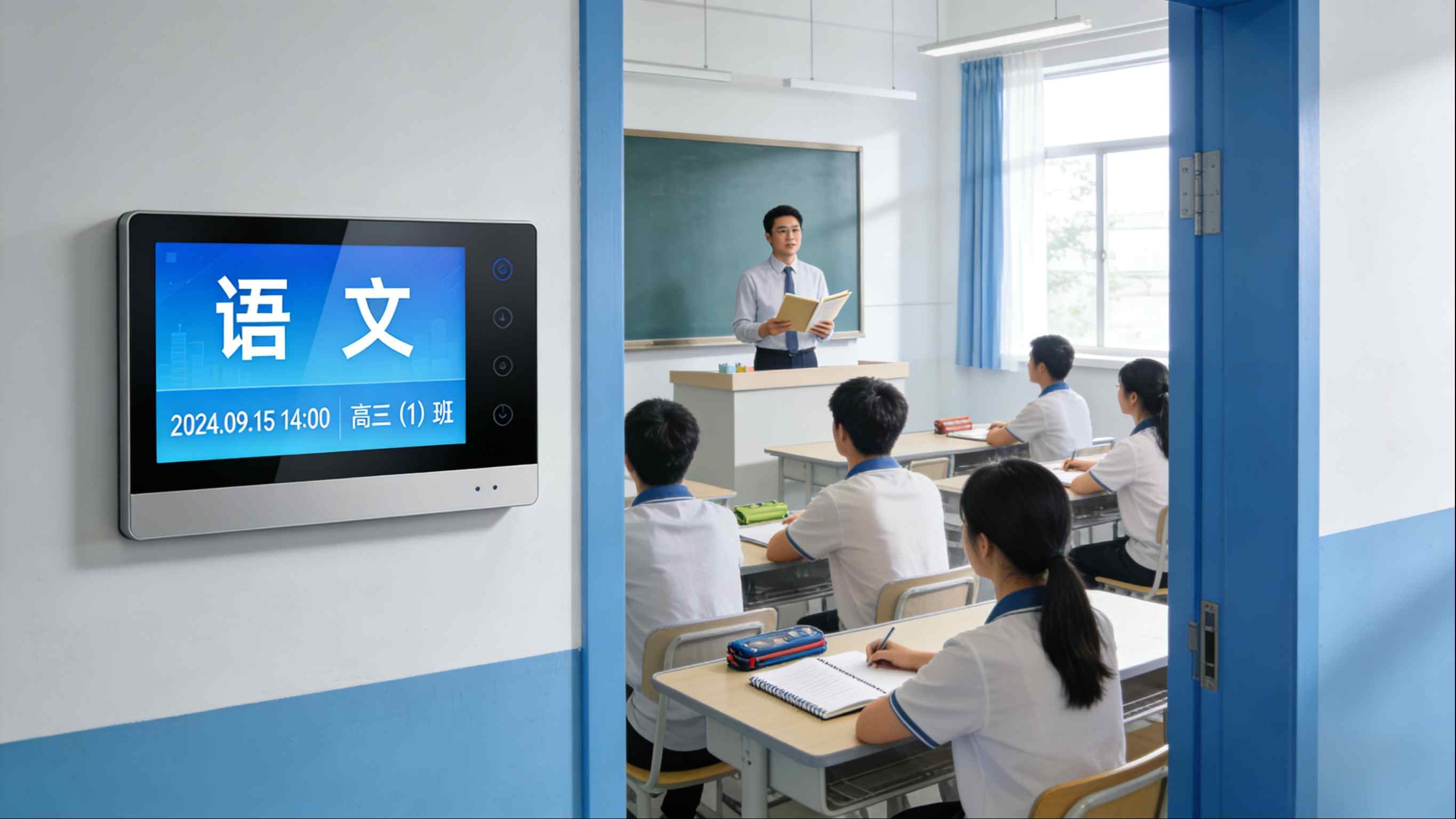 贵阳一中李端棻中学数字化校园建设电子班牌多场景应用(图2) 贵阳一中李端棻中学数字化校园建设电子班牌多场景应用(图2)