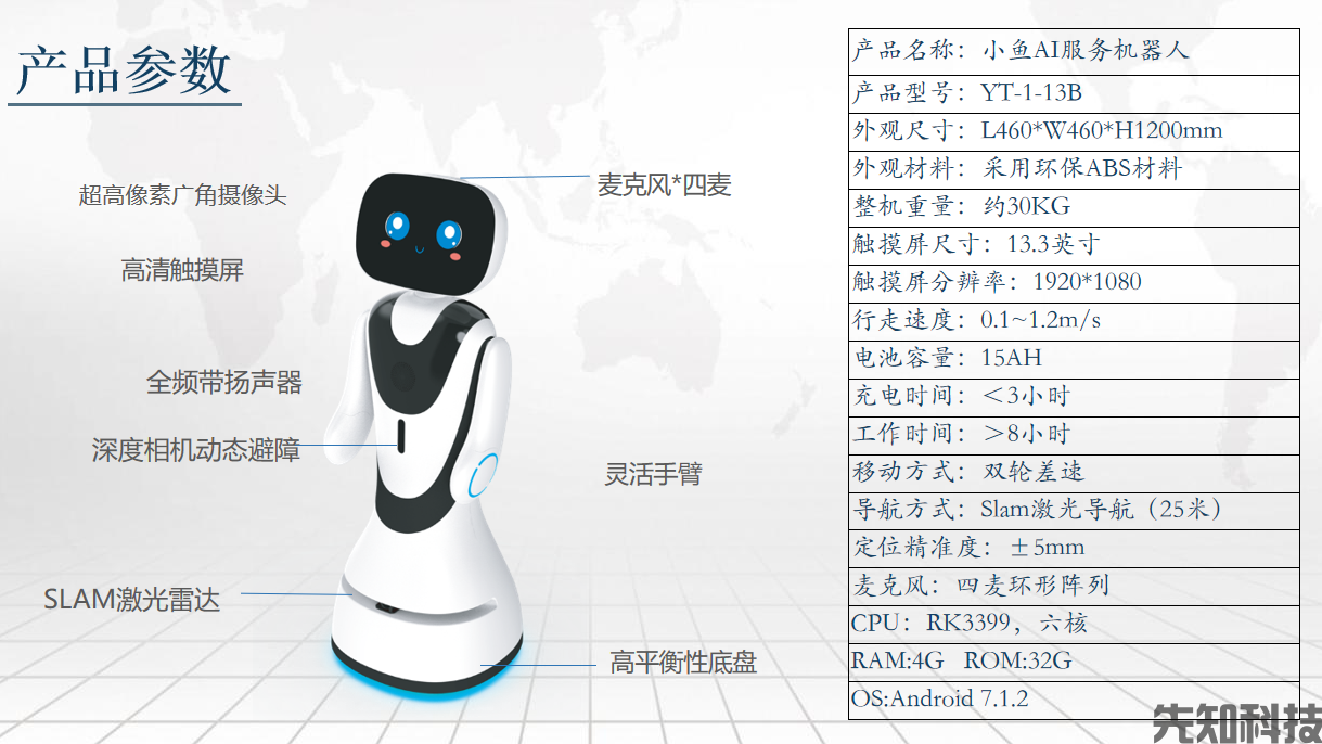 小鱼服务机器人