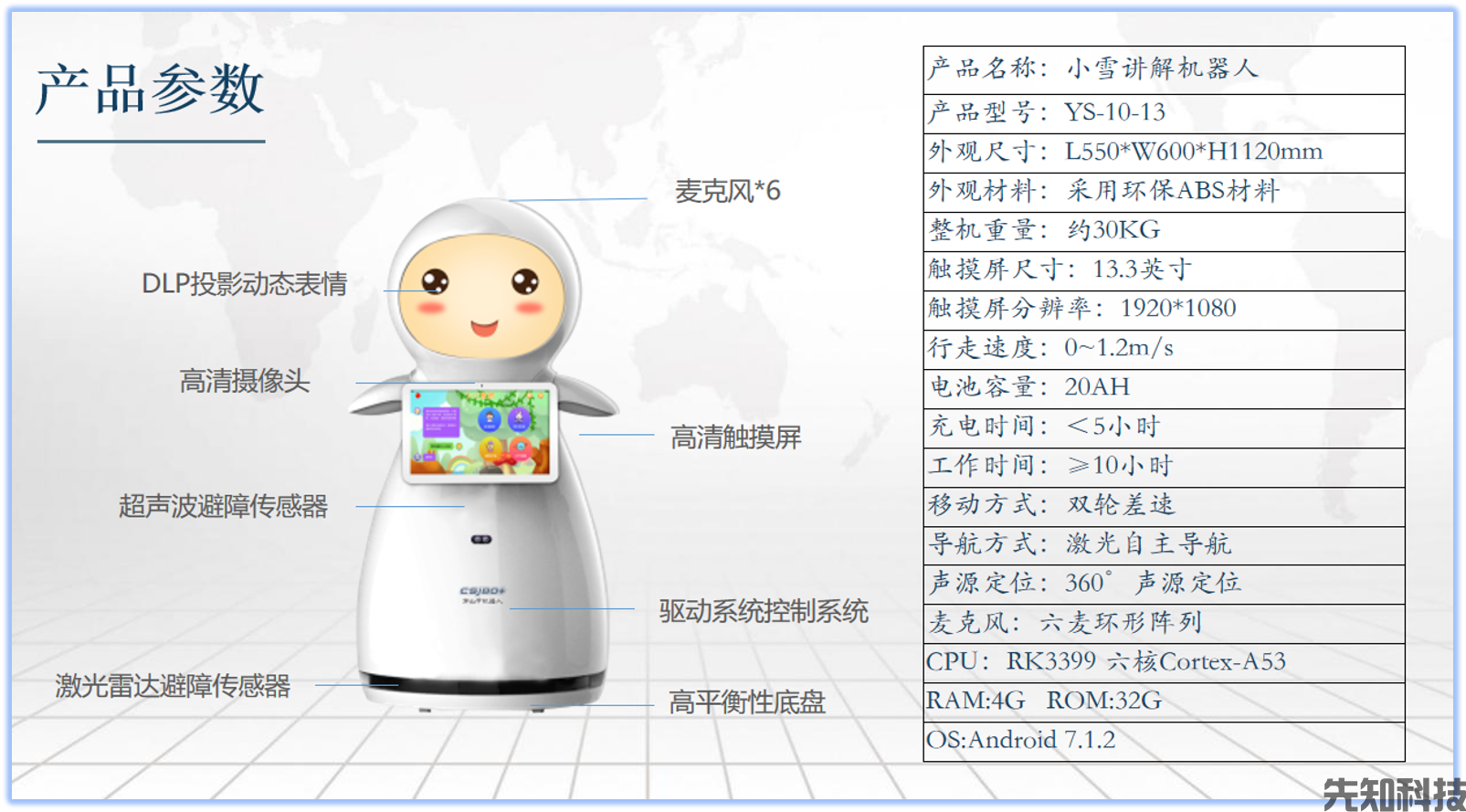 小雪讲解机器人