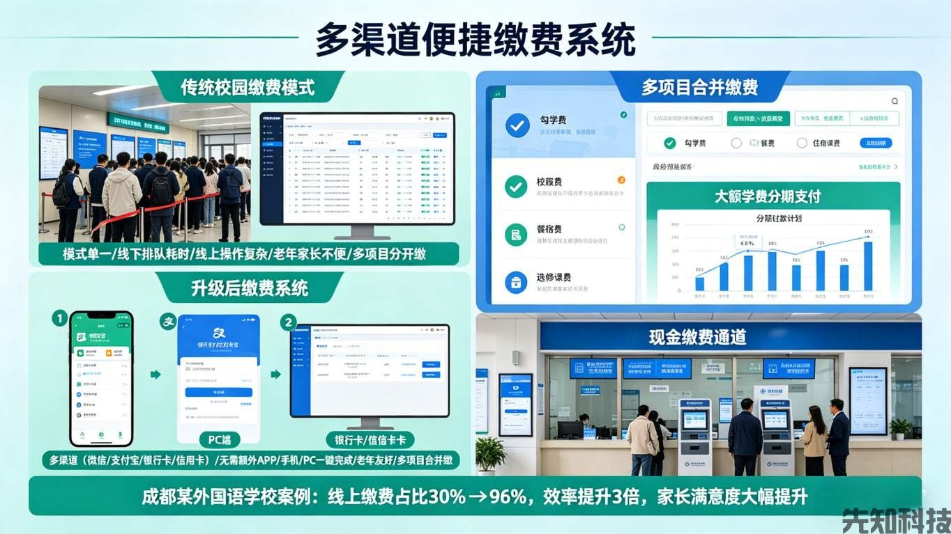 校园缴费系统升级：合规便捷双赋能，破解校园缴费全场景痛点