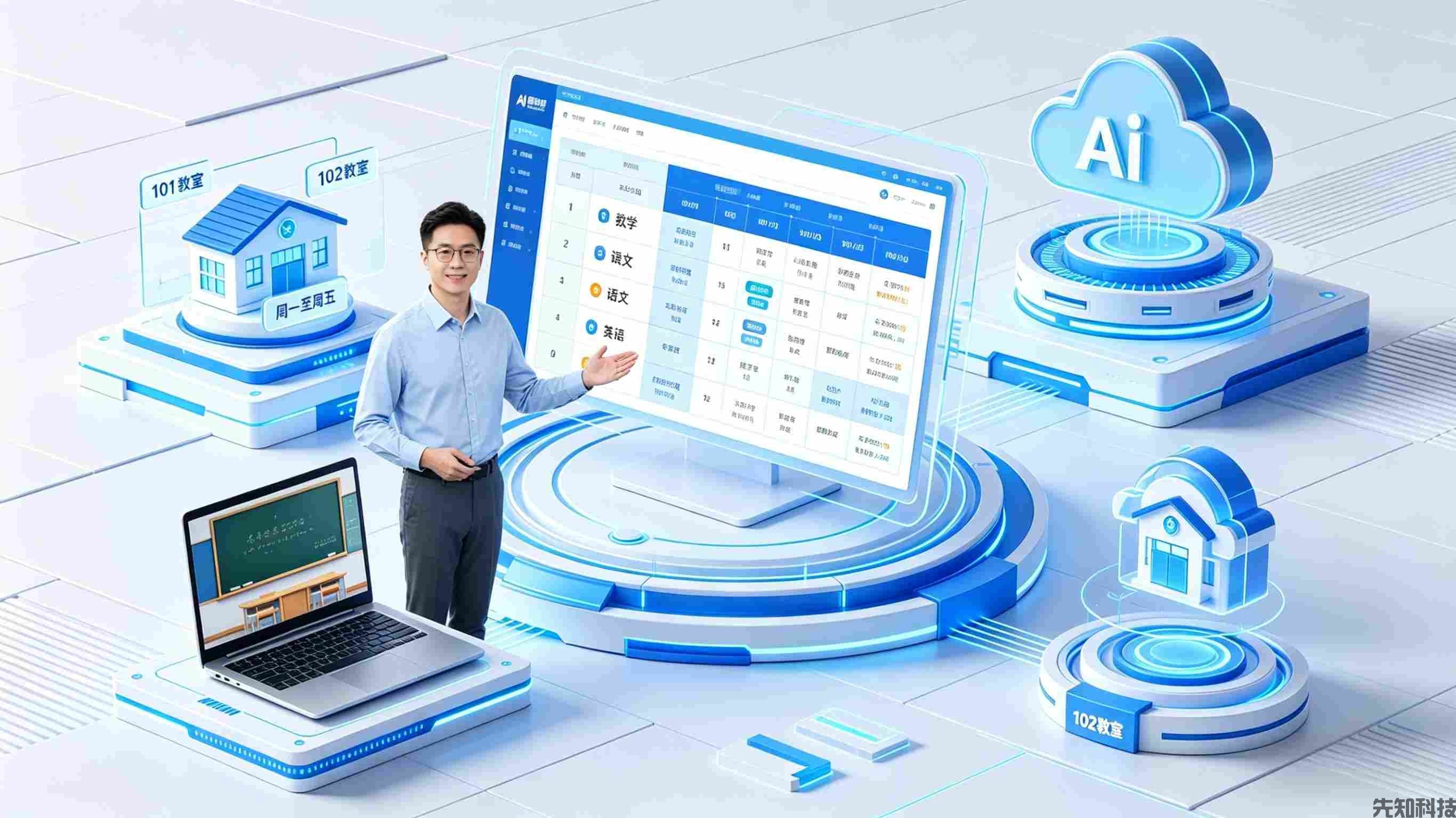 人脸识别走班排课系统升级：智排无忧，精准考勤，赋能新高考教学管理(图1)