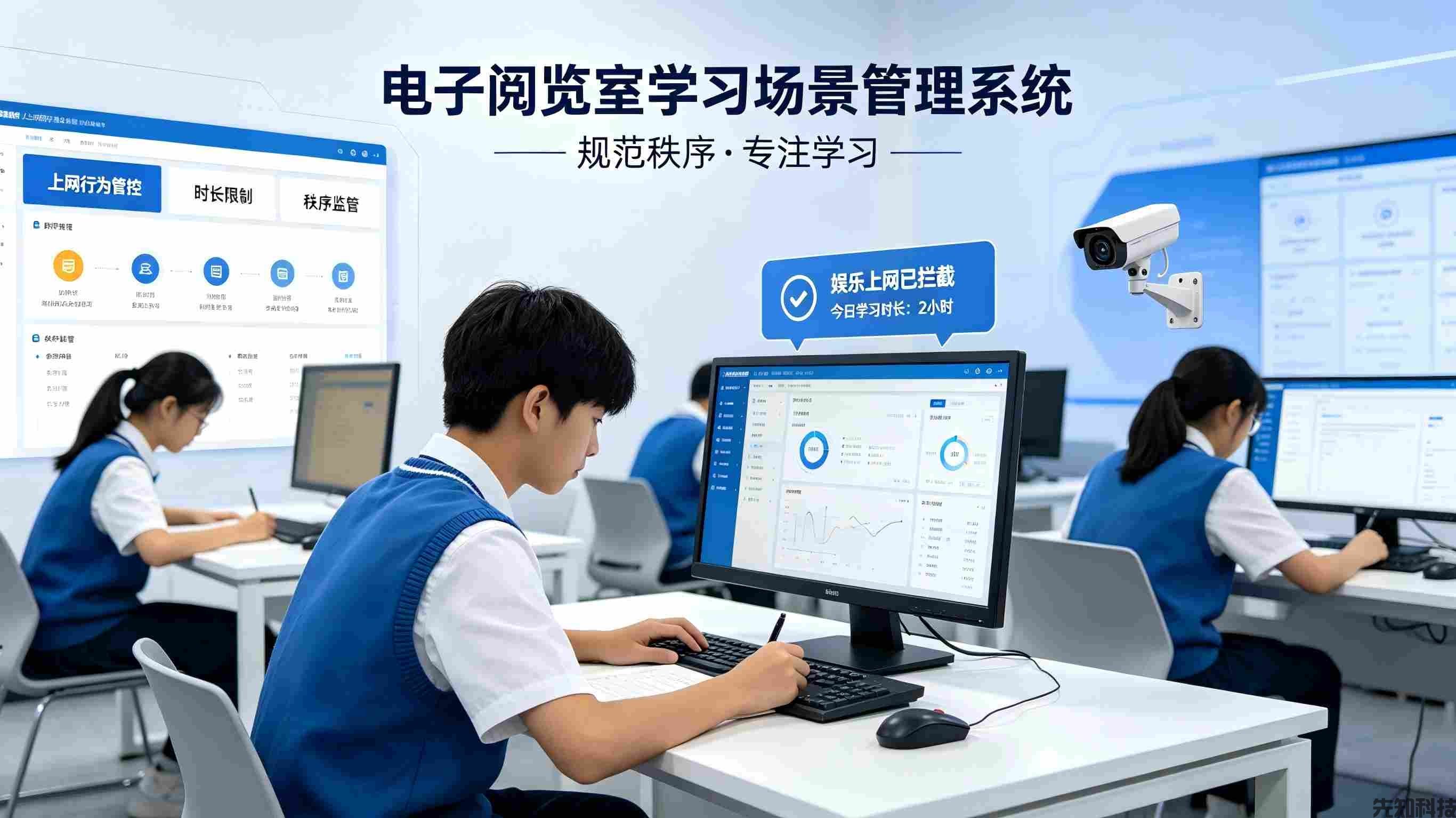 电子阅览室管理：校园智能化上机阅览管控解决方案(图3)