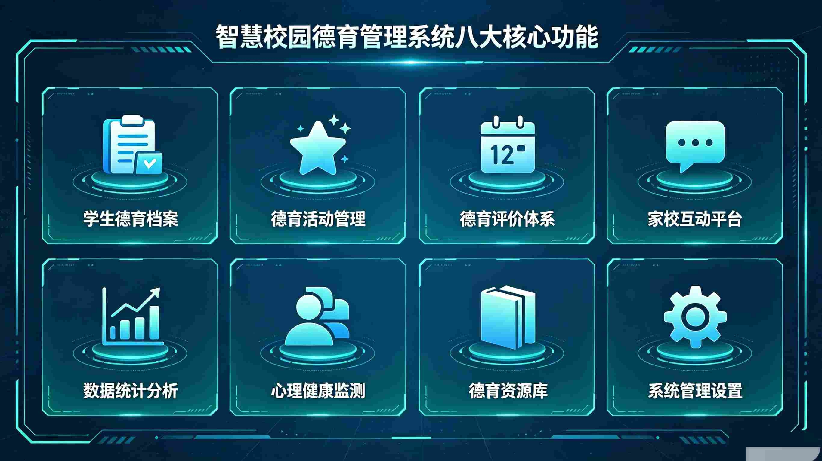智慧校园德育管理系统：中小学中职五育并举综合素质评价平台(图2)
