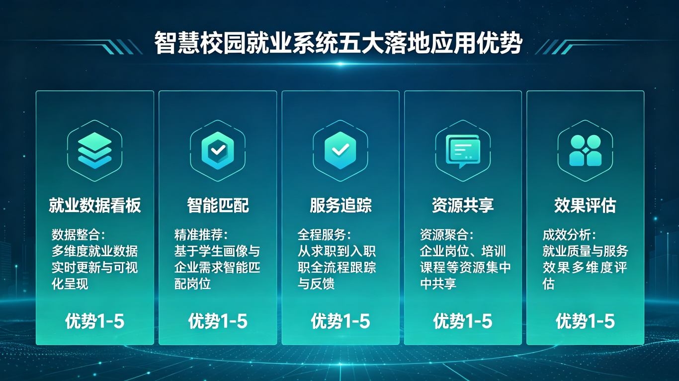 智慧校园就业系统：中职高校生涯教育实习招聘就业平台(图3)