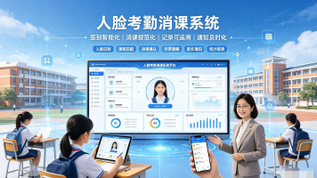 人脸考勤消课系统：人脸签到与课时消课闭环管理平台(图1)