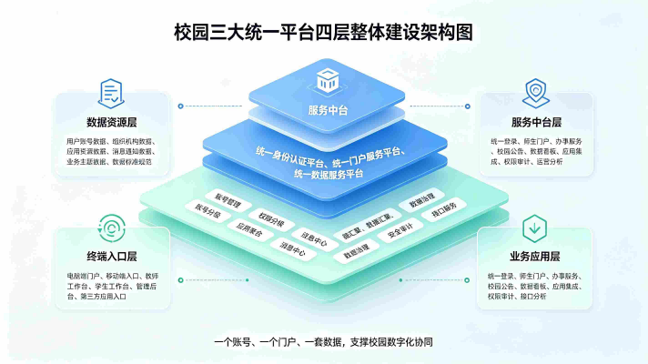 校园三大统一平台:数据中台智慧校园底座(图2) 校园三大统一平台:数据中台智慧校园底座(图2)