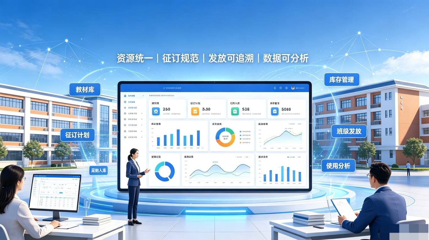 教材管理系统:教材征订发放库存智能管控平台(图1) 教材管理系统:教材征订发放库存智能管控平台(图1)