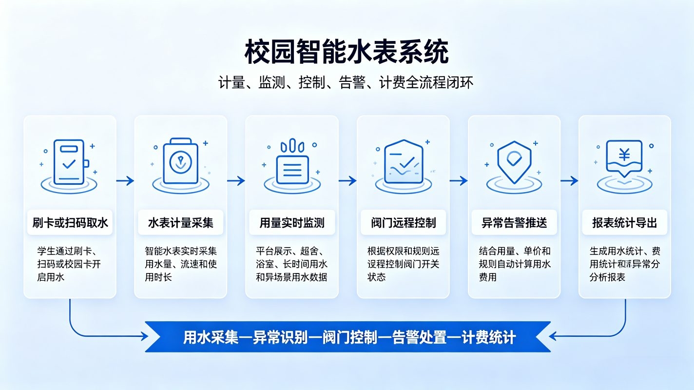 校园智能水表系统解决方案