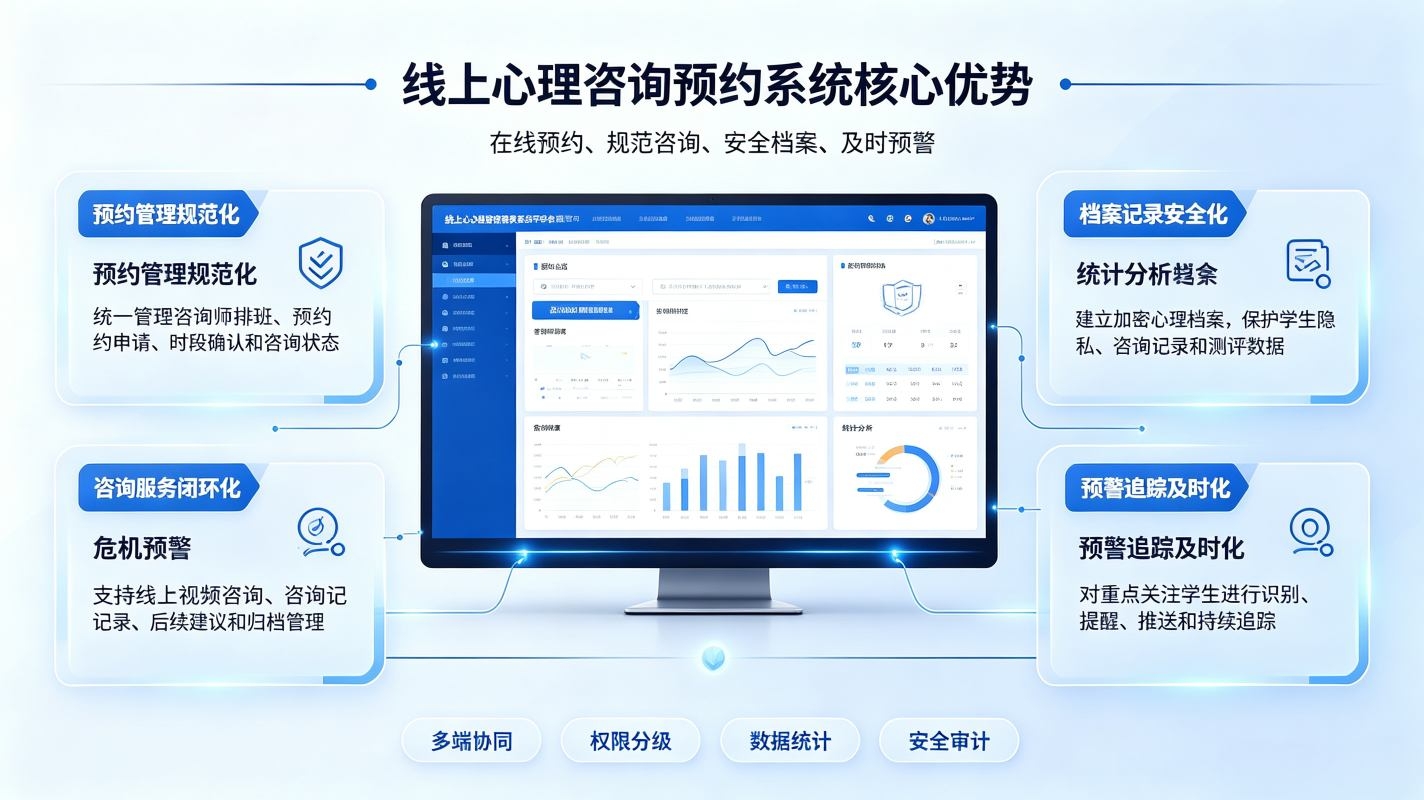 线上心理咨询预约系统:师生心理测评预约管理平台(图3) 线上心理咨询预约系统:师生心理测评预约管理平台(图3)