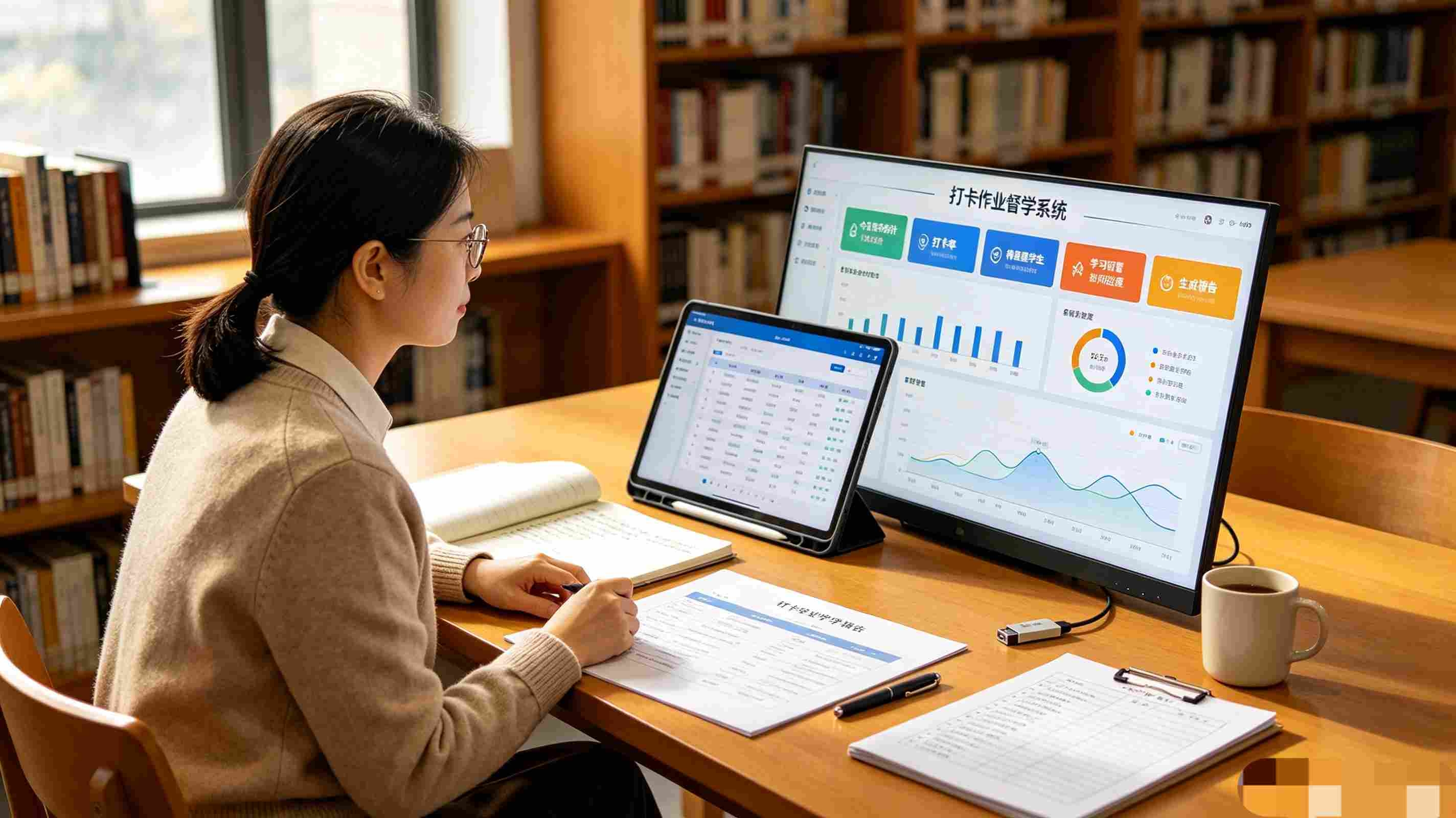 打卡作业督学系统解决方案：家校共育平台(图1)