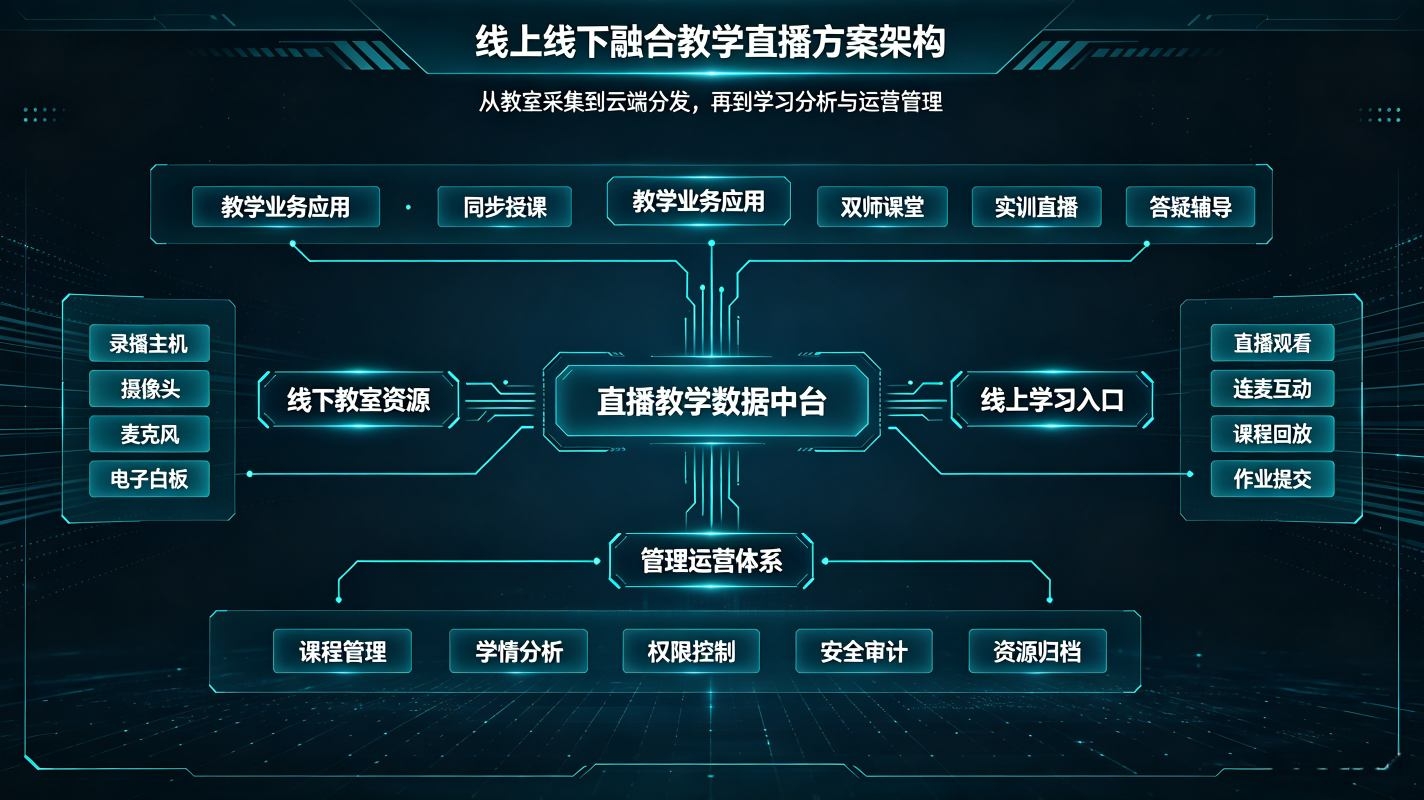 线上线下融合教学直播方案:常态化混合式教学落地指南(图2) 线上线下融合教学直播方案:常态化混合式教学落地指南(图2)
