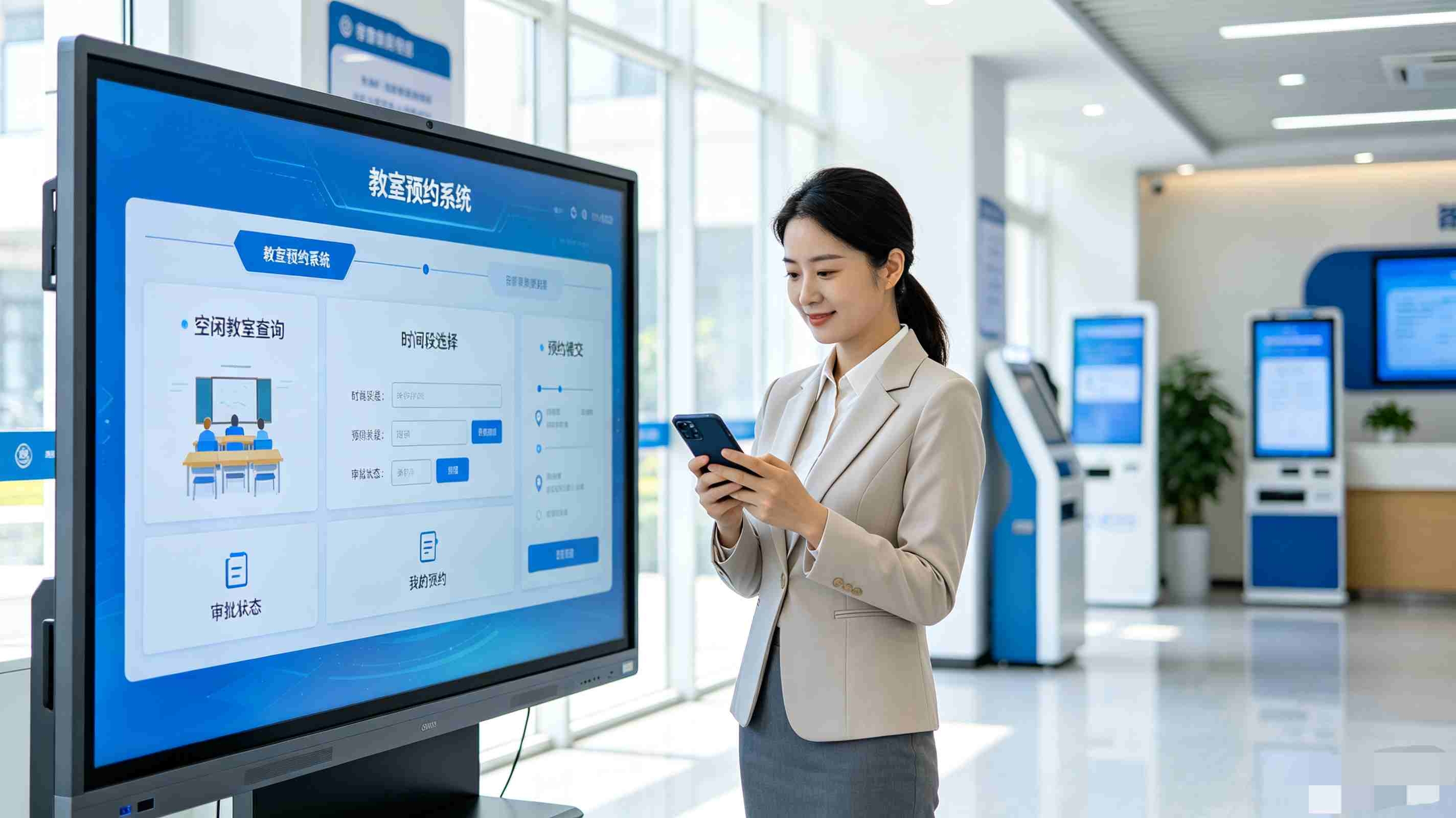 教室预约系统:智慧校园教室场地智能化预约管理解决方案(图2) 教室预约系统:智慧校园教室场地智能化预约管理解决方案(图2)