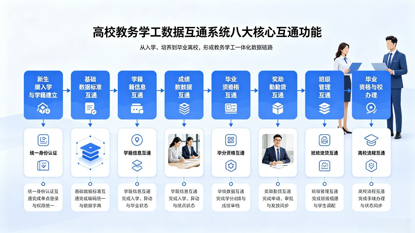 高校教务学工数据互通方案:数智治理赋能平台(图3) 高校教务学工数据互通方案:数智治理赋能平台(图3)