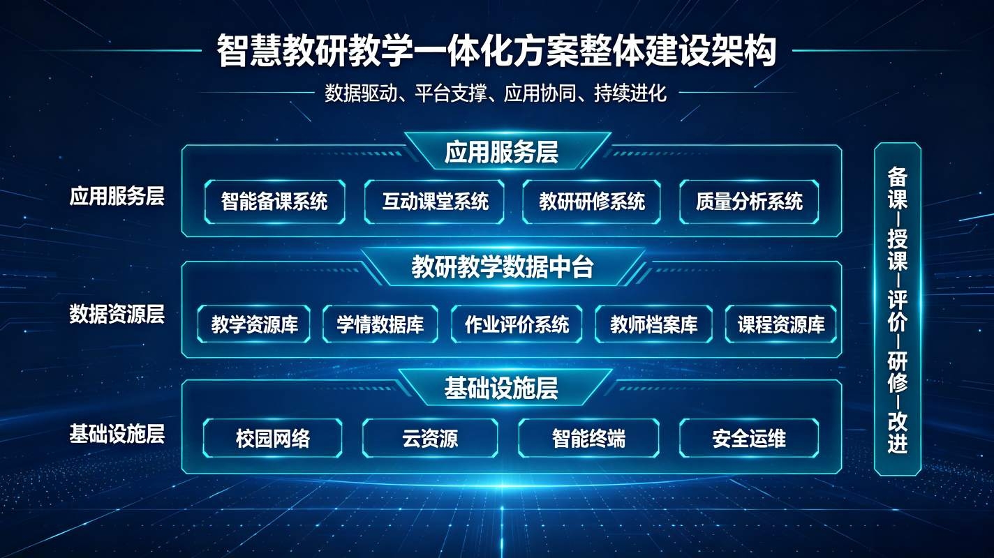 智慧教研教学一体化方案：研训教融合数字化解决方案(图2)