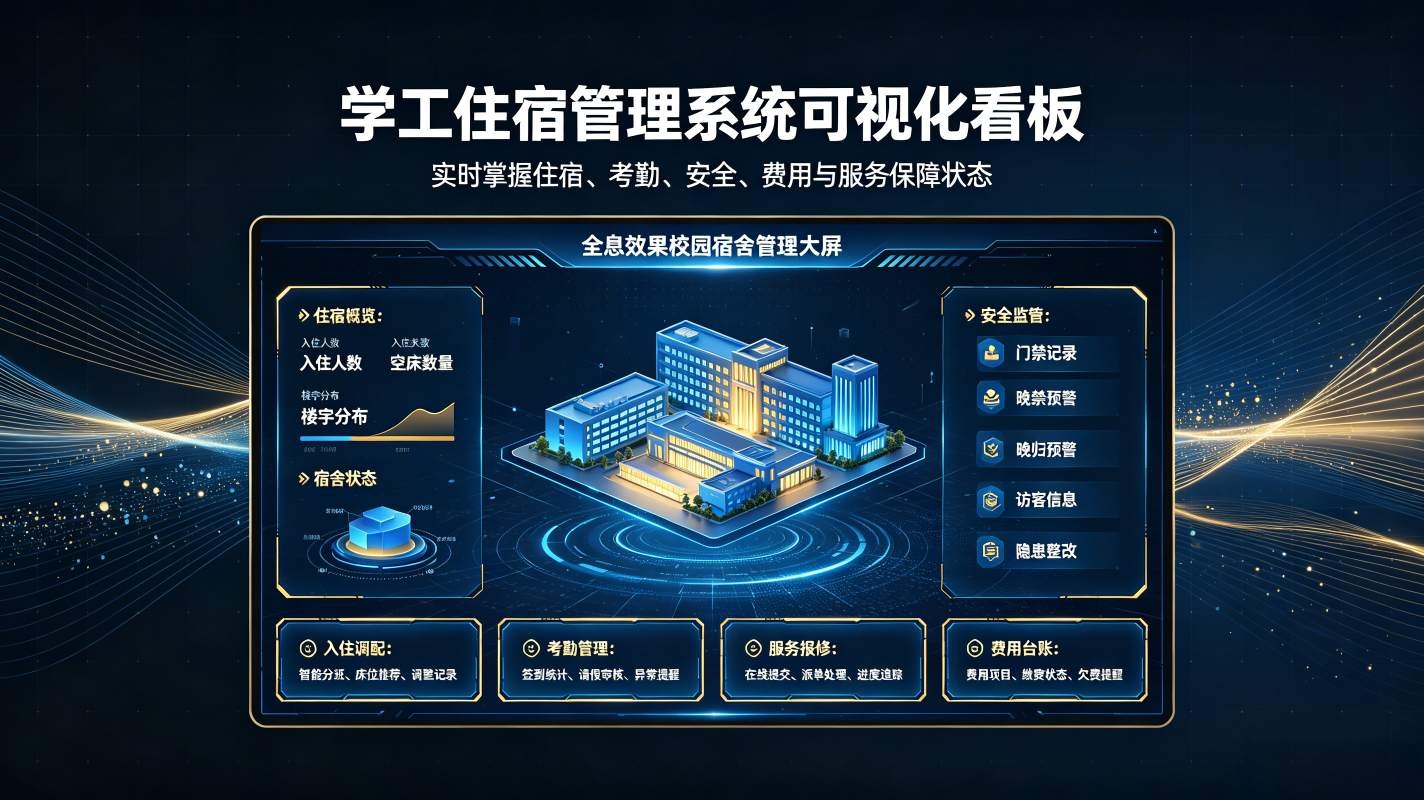 学工住宿管理系统:高校职校学生公寓智慧管控解决方案(图2) 学工住宿管理系统:高校职校学生公寓智慧管控解决方案(图2)