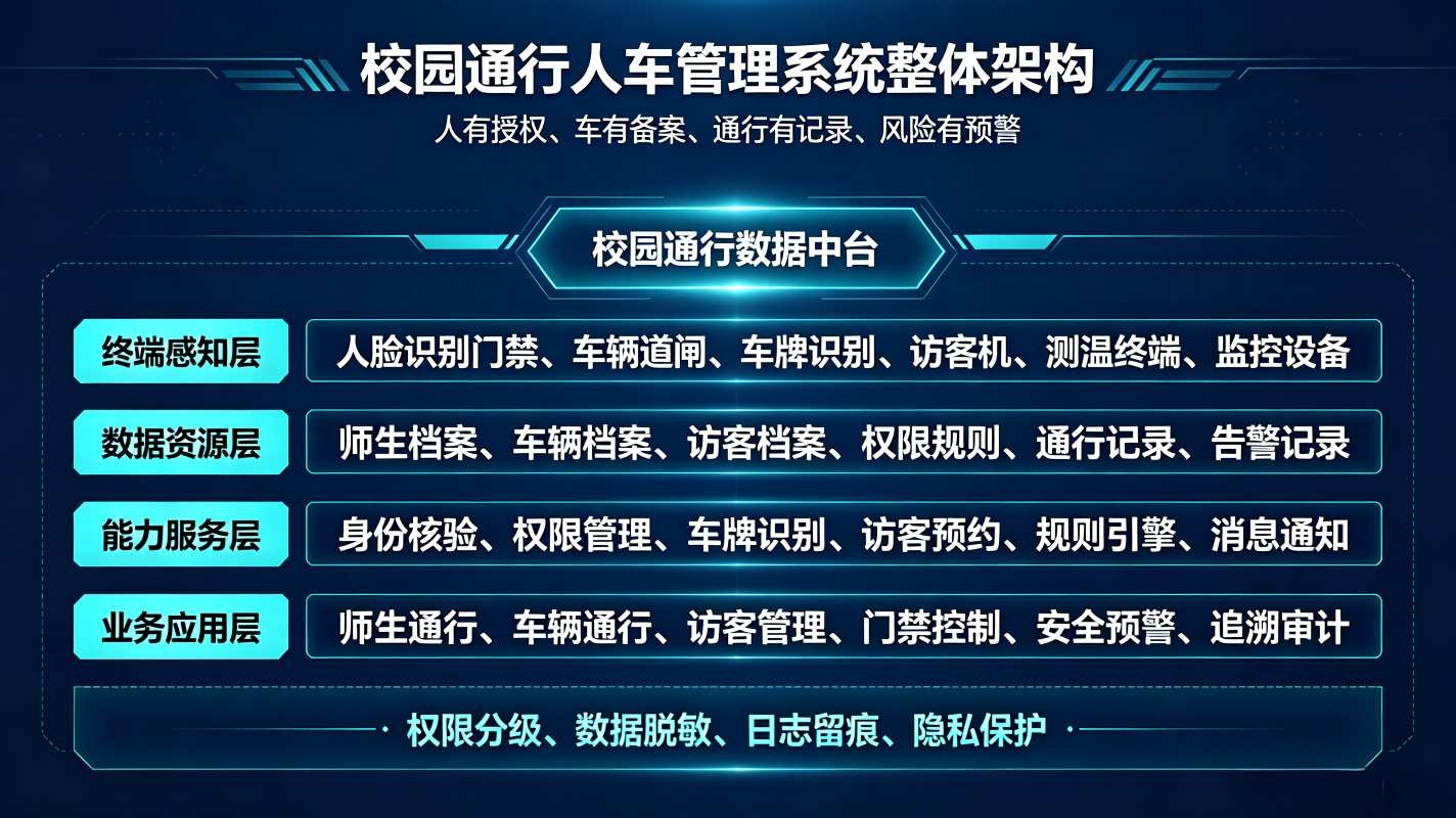 校园通行人车管理系统:违停超速监管、校园交通秩序治理平台(图2) 校园通行人车管理系统:违停超速监管、校园交通秩序治理平台(图2)