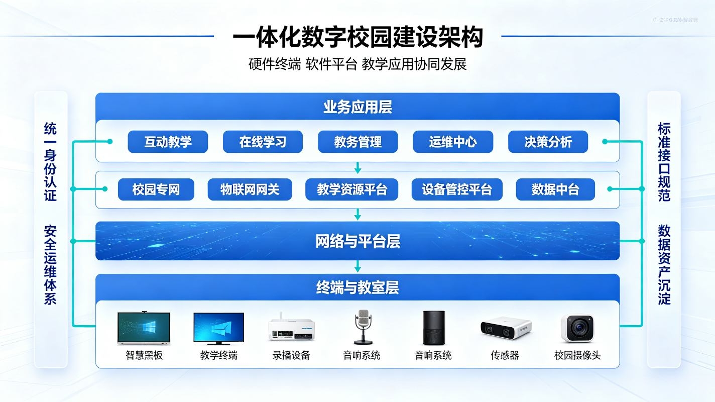 多媒体教学一体化数字校园解决方案：数字教研赋能平台(图1)