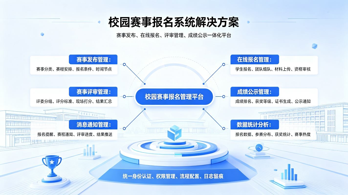 校园赛事报名系统:成绩闭环管控、文体活动数字化平台(图1) 校园赛事报名系统:成绩闭环管控、文体活动数字化平台(图1)