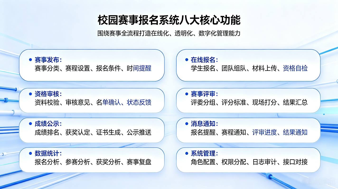校园赛事报名系统:成绩闭环管控、文体活动数字化平台(图3) 校园赛事报名系统:成绩闭环管控、文体活动数字化平台(图3)