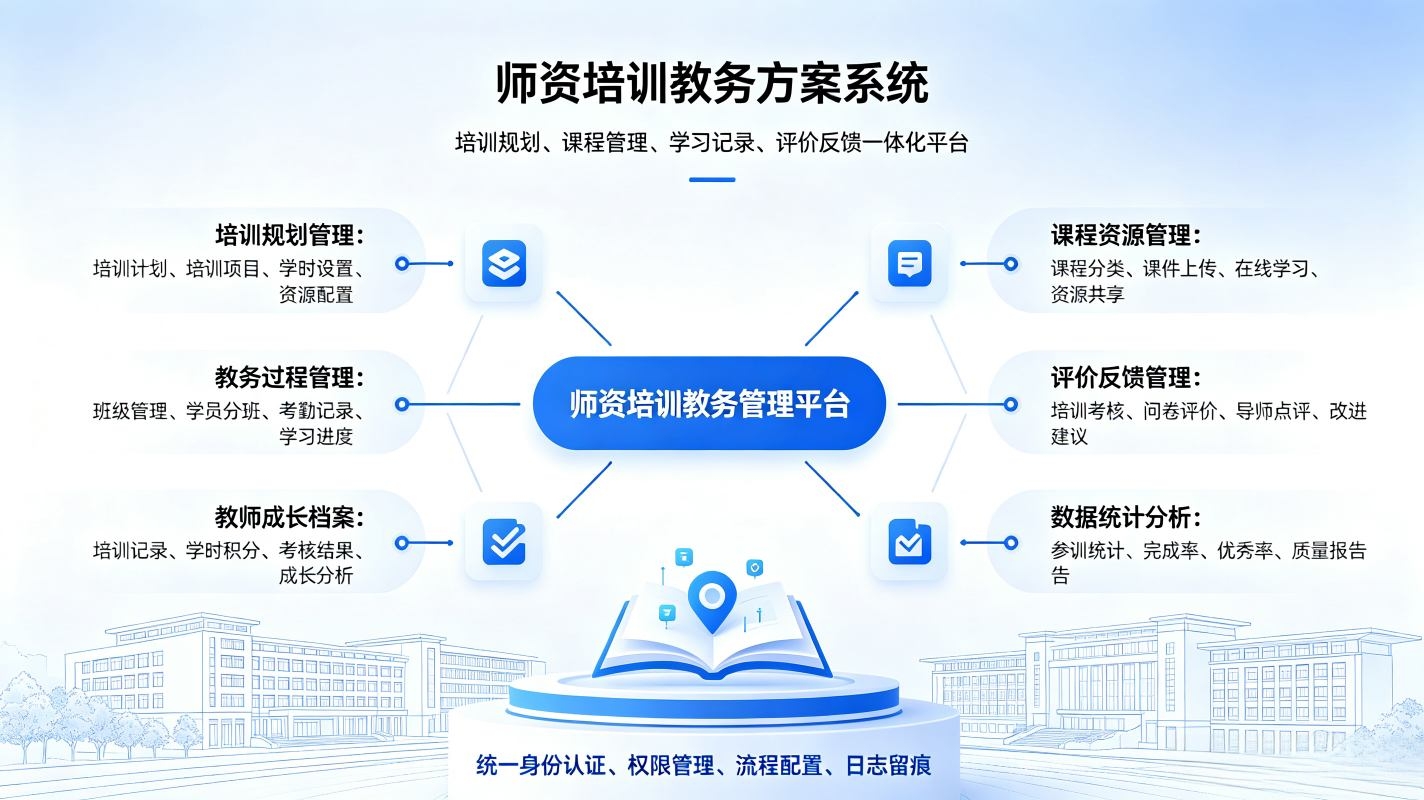 师资培训教务方案系统：师资成长数字化解决方案