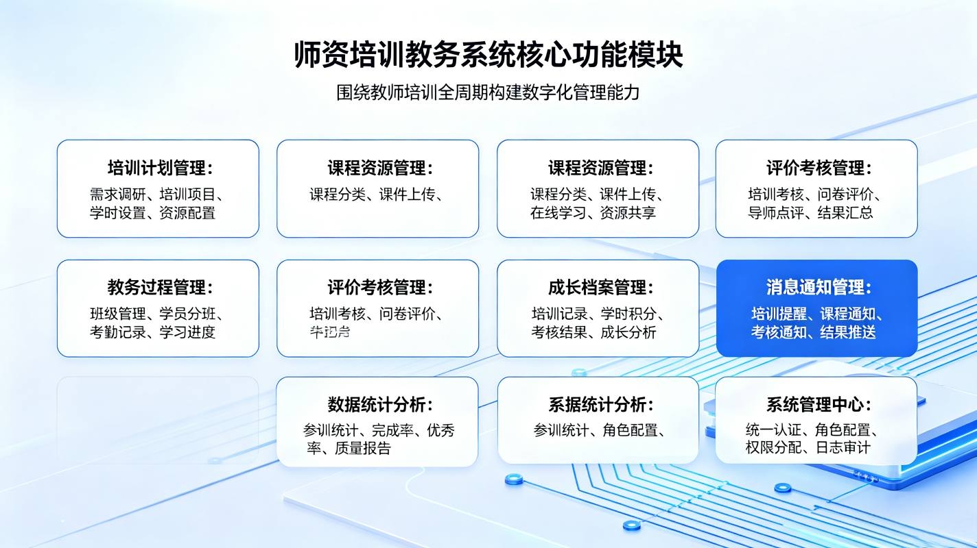 师资培训教务方案系统：师资成长数字化解决方案(图4)