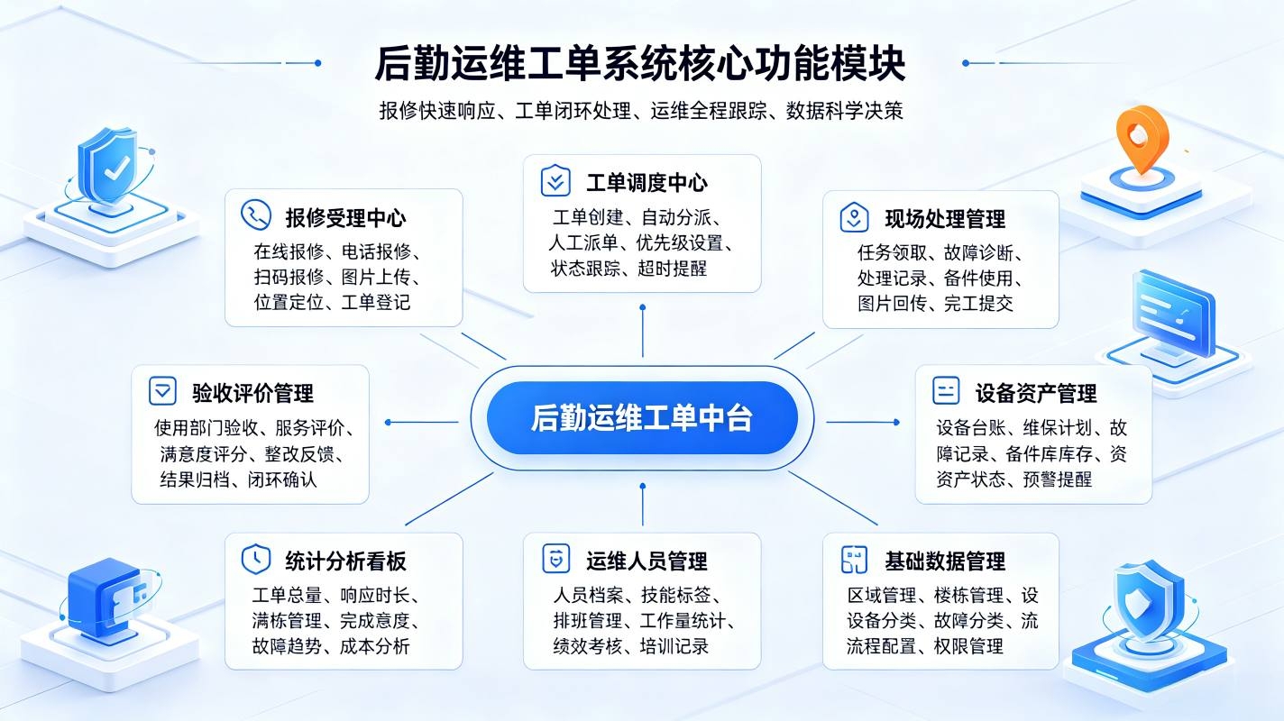 后勤运维工单系统:后勤数字化管控解决方案(图3) 后勤运维工单系统:后勤数字化管控解决方案(图3)