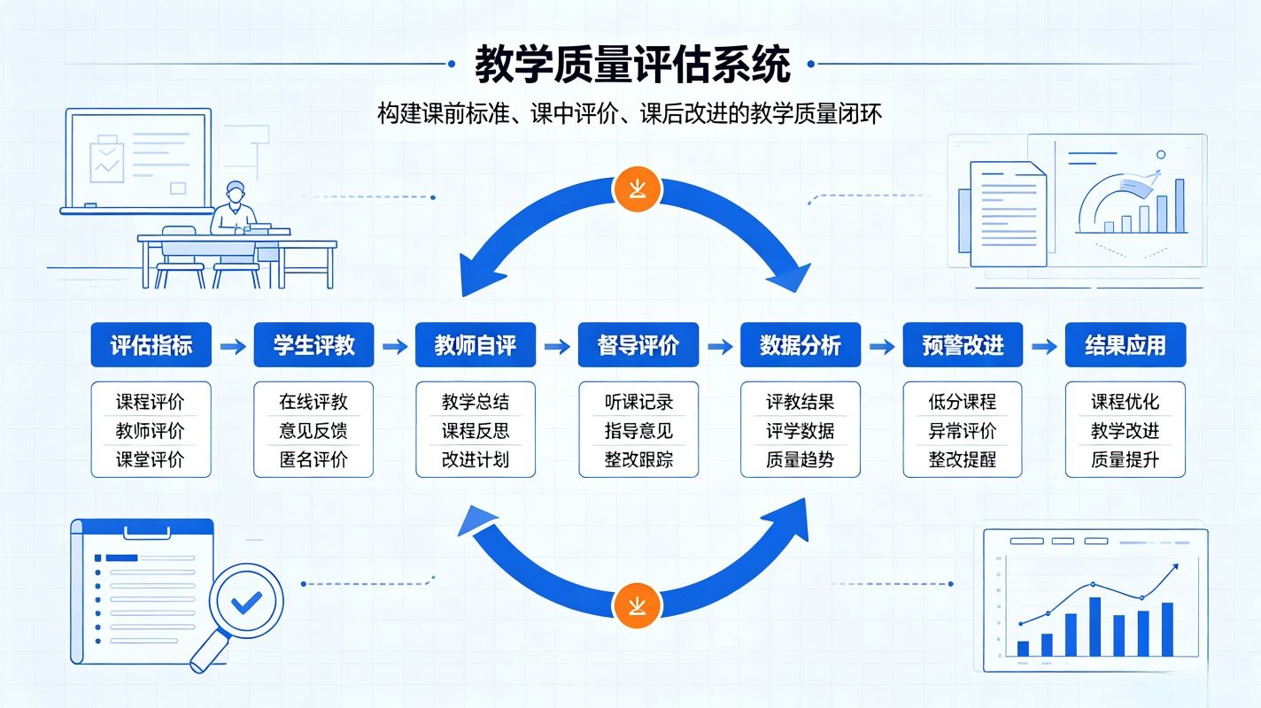 教学质量评估系统解决方案：后勤数字化管控一体化方案