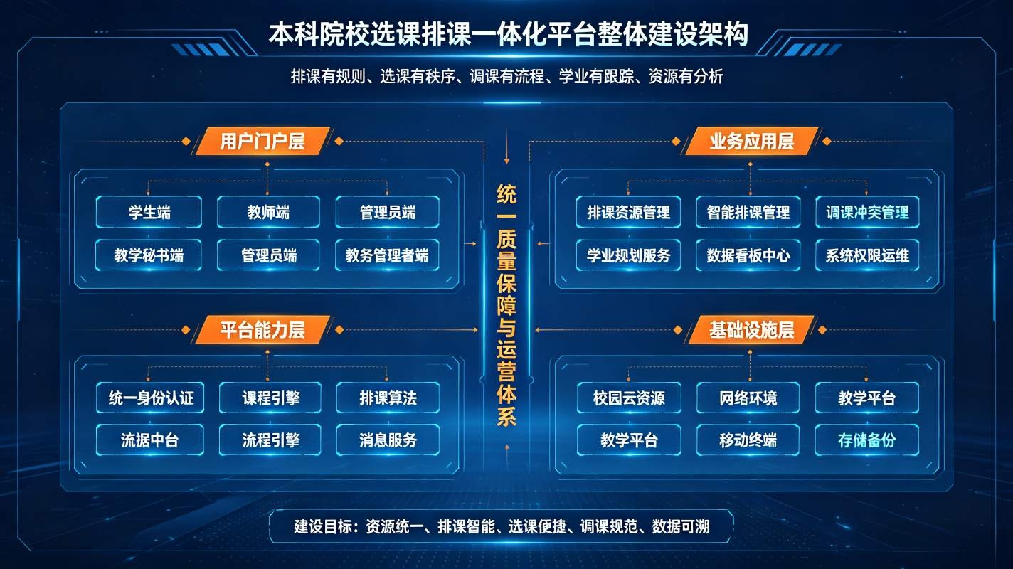 本科院校选课排课一体化平台：本科教学质量数字化解决方(图2)