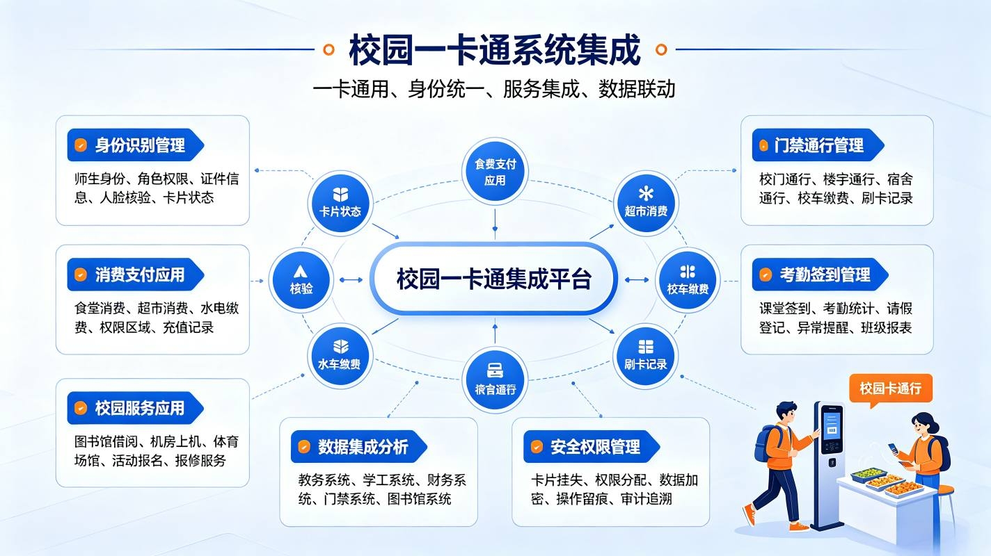 校园一卡通系统集成:统一数据中台集成解决方案(图1) 校园一卡通系统集成:统一数据中台集成解决方案(图1)