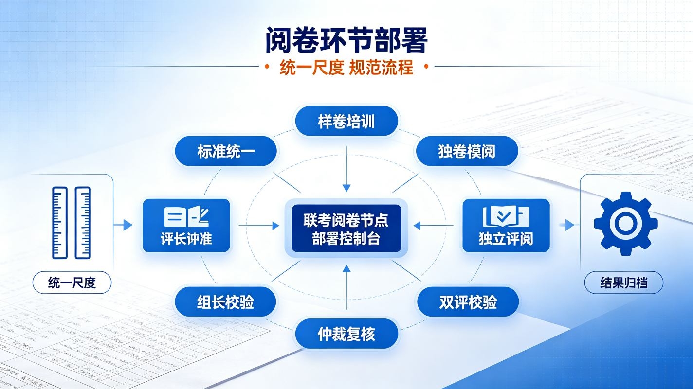 联考网上阅卷完整部署方案:多校统考标准化落地流程(图3) 联考网上阅卷完整部署方案:多校统考标准化落地流程(图3)