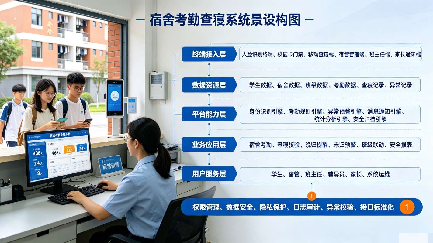 宿舍考勤查寝系统:宿舍安全精细化管理解决方案(图2) 宿舍考勤查寝系统:宿舍安全精细化管理解决方案(图2)