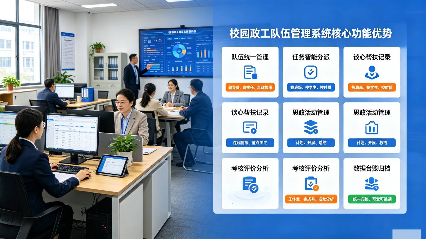 校园政工队伍管理系统:数字化政工人员学生一体化管理平台(图2) 政工队伍管理系统:数字化政工人员学生一体化管理平台(图2)