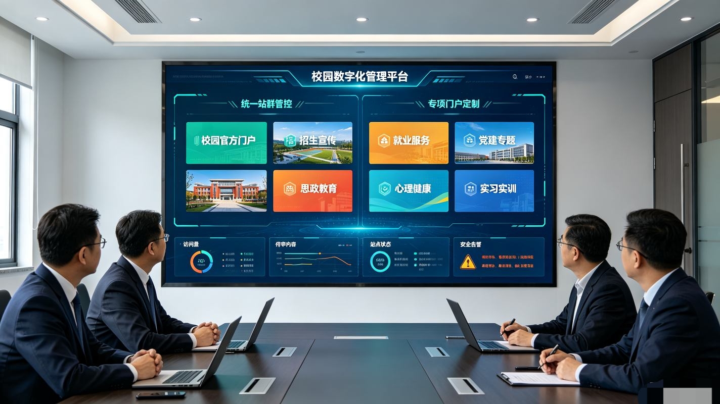 智慧校园门户站群管理系统:集约化建站赋能校园信息化升级(图2) 智慧校园门户站群管理系统:集约化建站赋能校园信息化升级(图2)