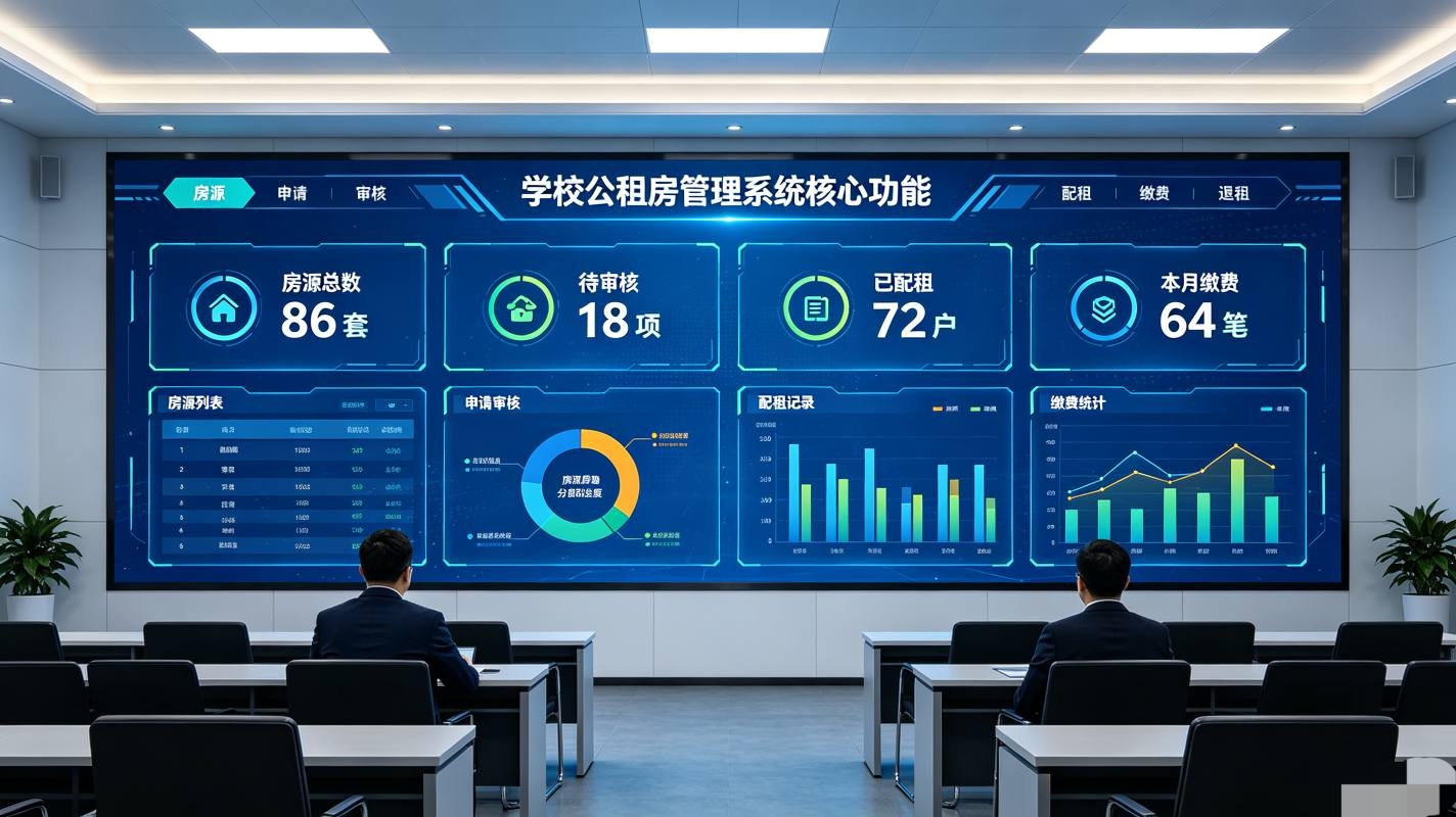 公租房管理系统:规范教职工宿舍申请分配与退房全流程(图4) 公租房管理系统:规范教职工宿舍申请分配与退房全流程(图4)
