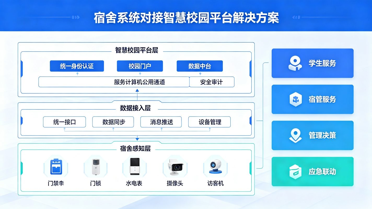 宿舍系统对接智慧校园平台解决方案(图2)