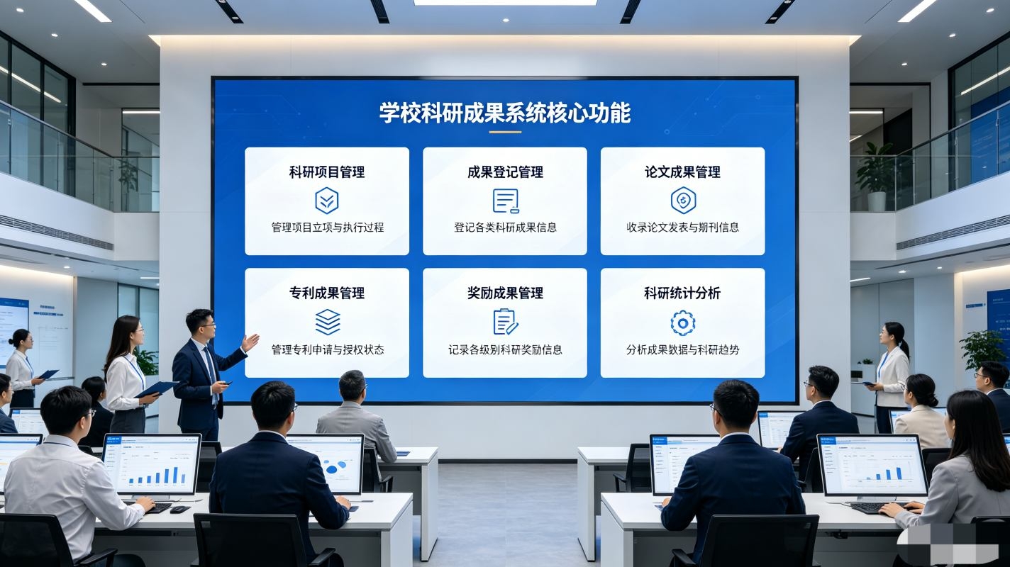 学校科研成果系统:高校论文专利著作获奖成果数字化管理平台(图3) 学校科研成果系统:高校论文专利著作获奖成果数字化管理平台(图3)