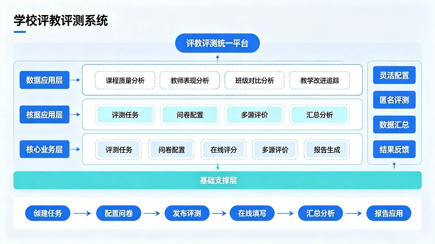 学校评教评测系统:班主任评教,教职工互评与智能成绩报表平台(图2) 评教评测系统:班主任评教,教职工互评与智能成绩报表平台(图2)