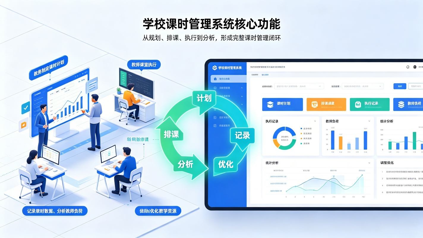 学校课时管理系统:教师课时上报统计与学生离校办理数字化平台(图3) 课时管理系统:教师课时上报统计与学生离校办理数字化平台(图3)