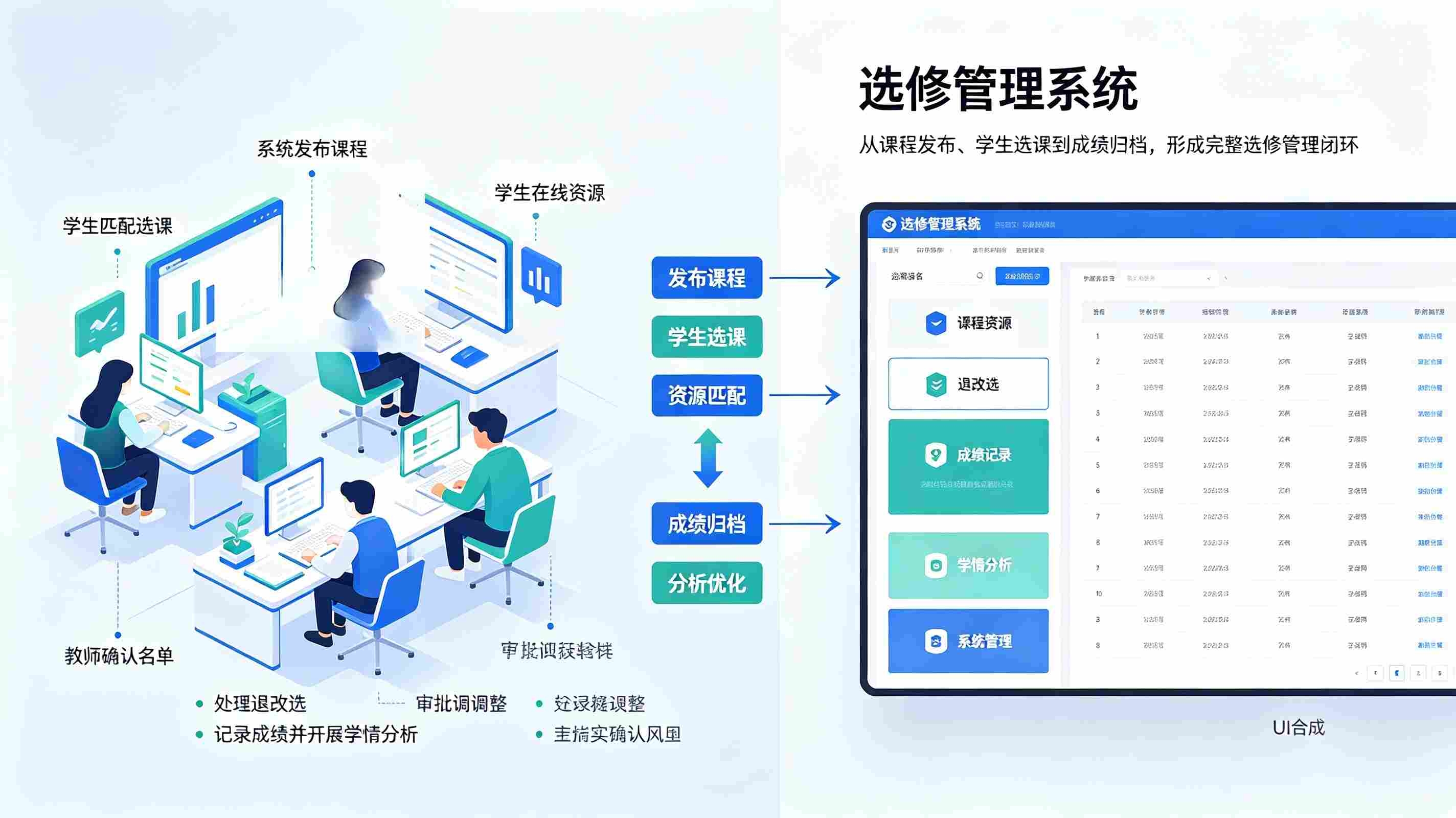 选修管理系统：校园选修课创建，选课管控与智能排课数字化平台(图1)