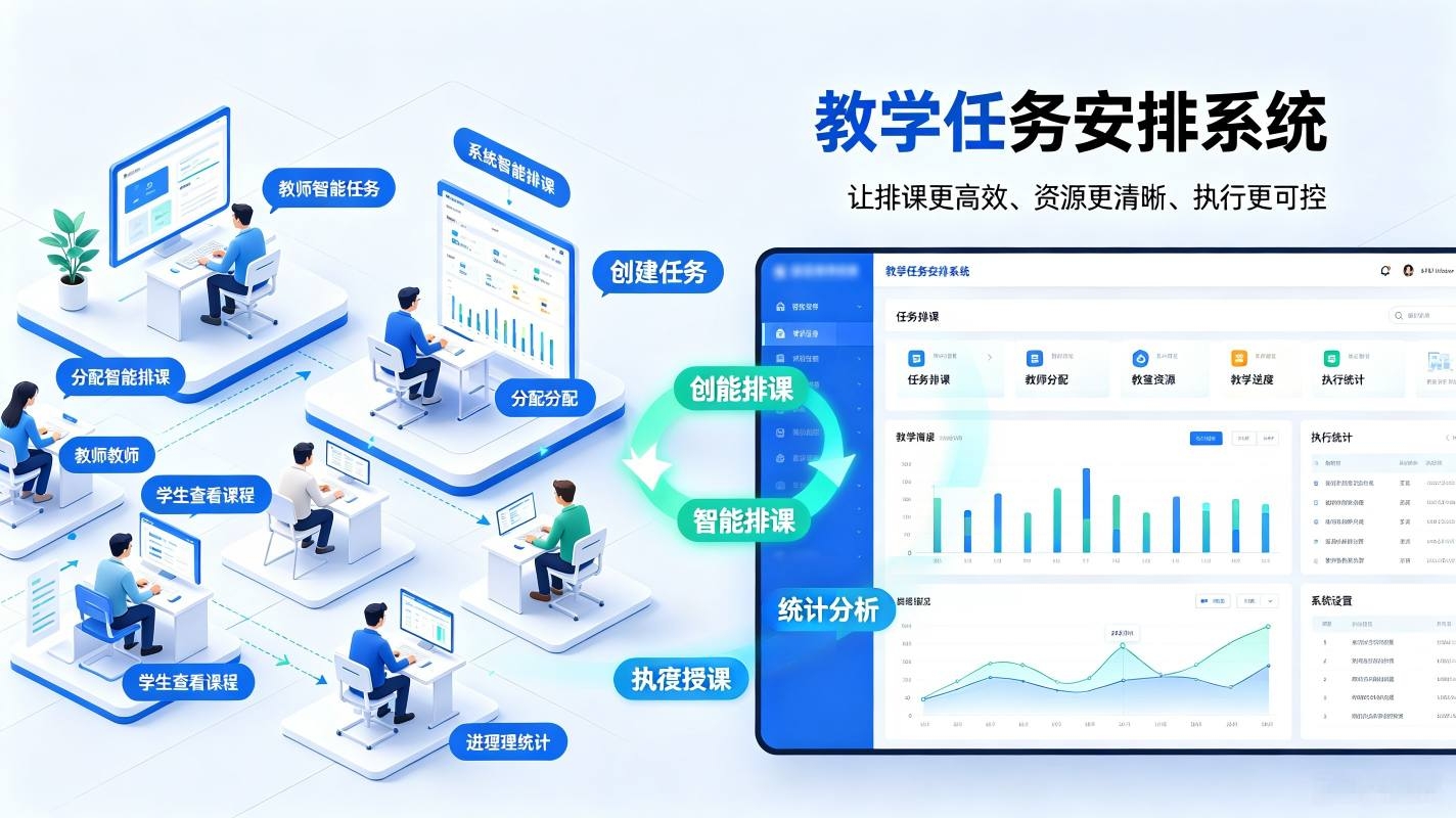 教学任务安排系统：全校教学计划与课表智能排布管理平台(图3)