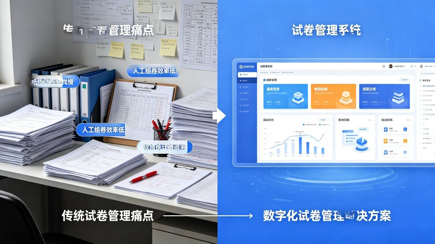 试卷管理系统：校园课程试卷资料归档与多维查询管理平台(图2)