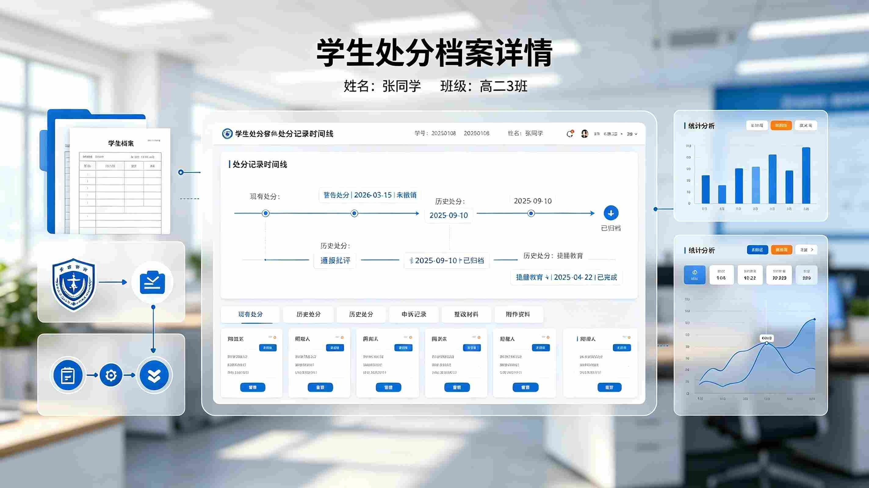 学生处分管理系统|数字化台账存档,规范校园德育管理(图2) 学生处分管理系统|数字化台账存档,规范校园德育管理(图2)