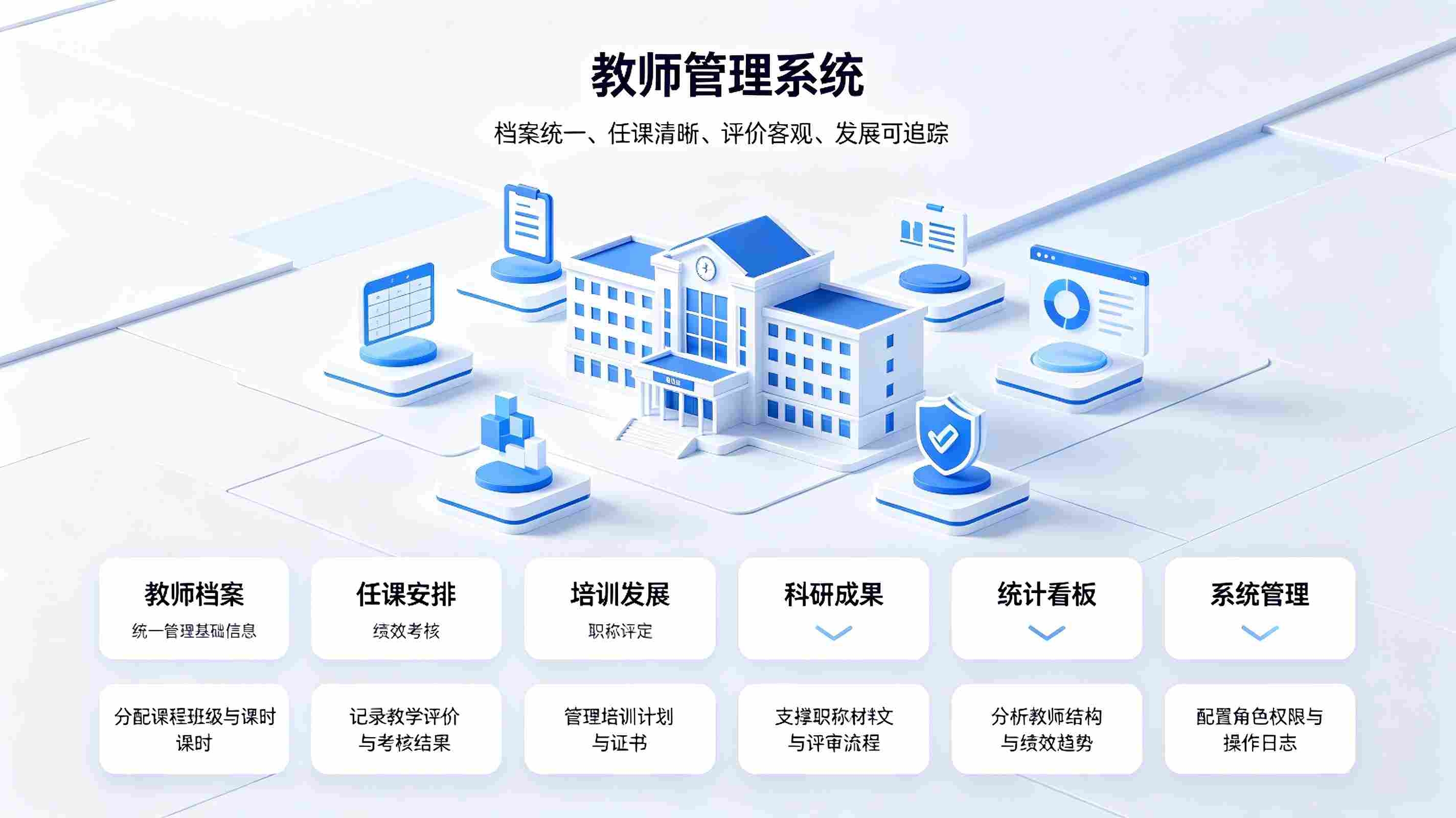 教师管理系统：校园教职工信息与班主任考核数字化管理方案