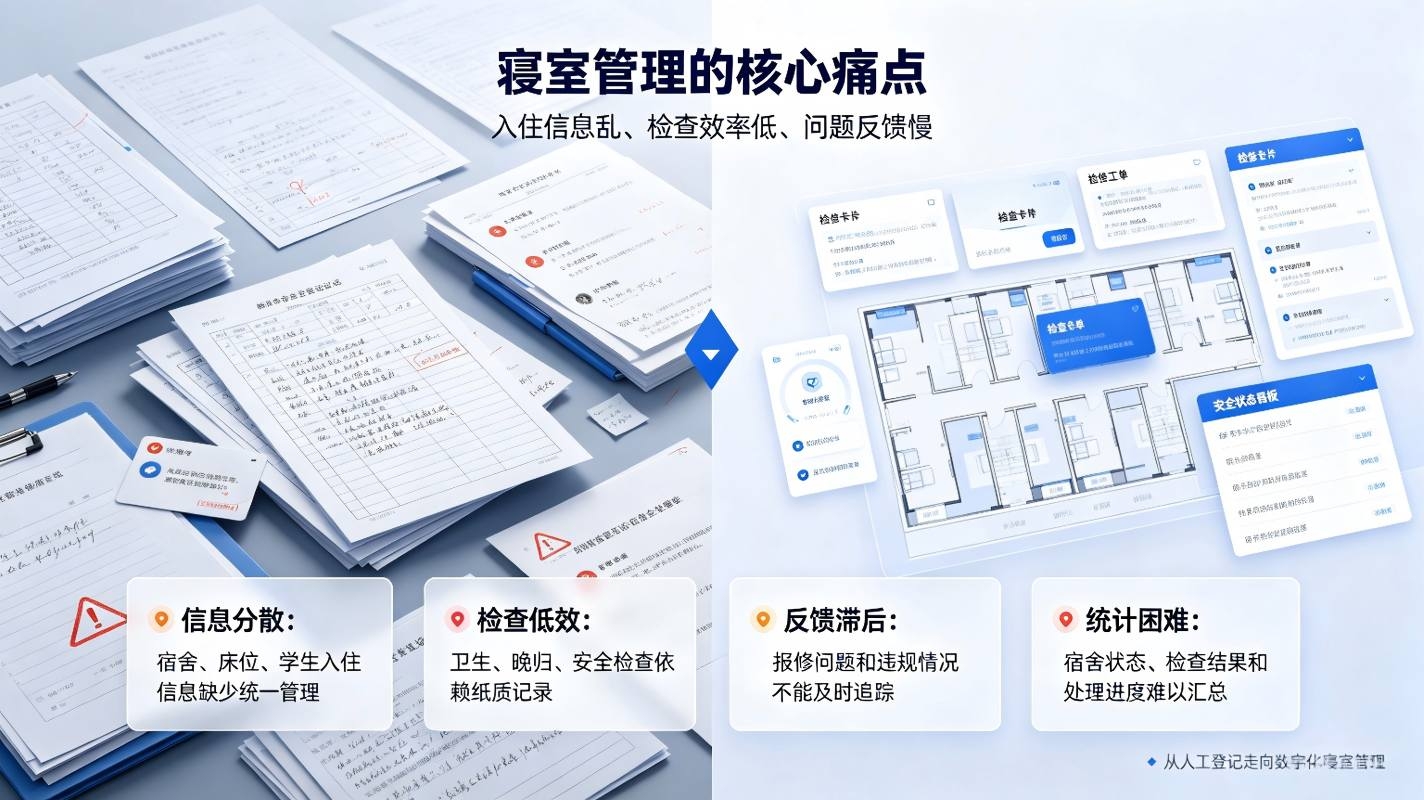 寝室管理系统:智慧校园宿舍纪律卫生数字化管控解决方案(图2) 寝室管理系统:智慧校园宿舍纪律卫生数字化管控解决方案(图2)