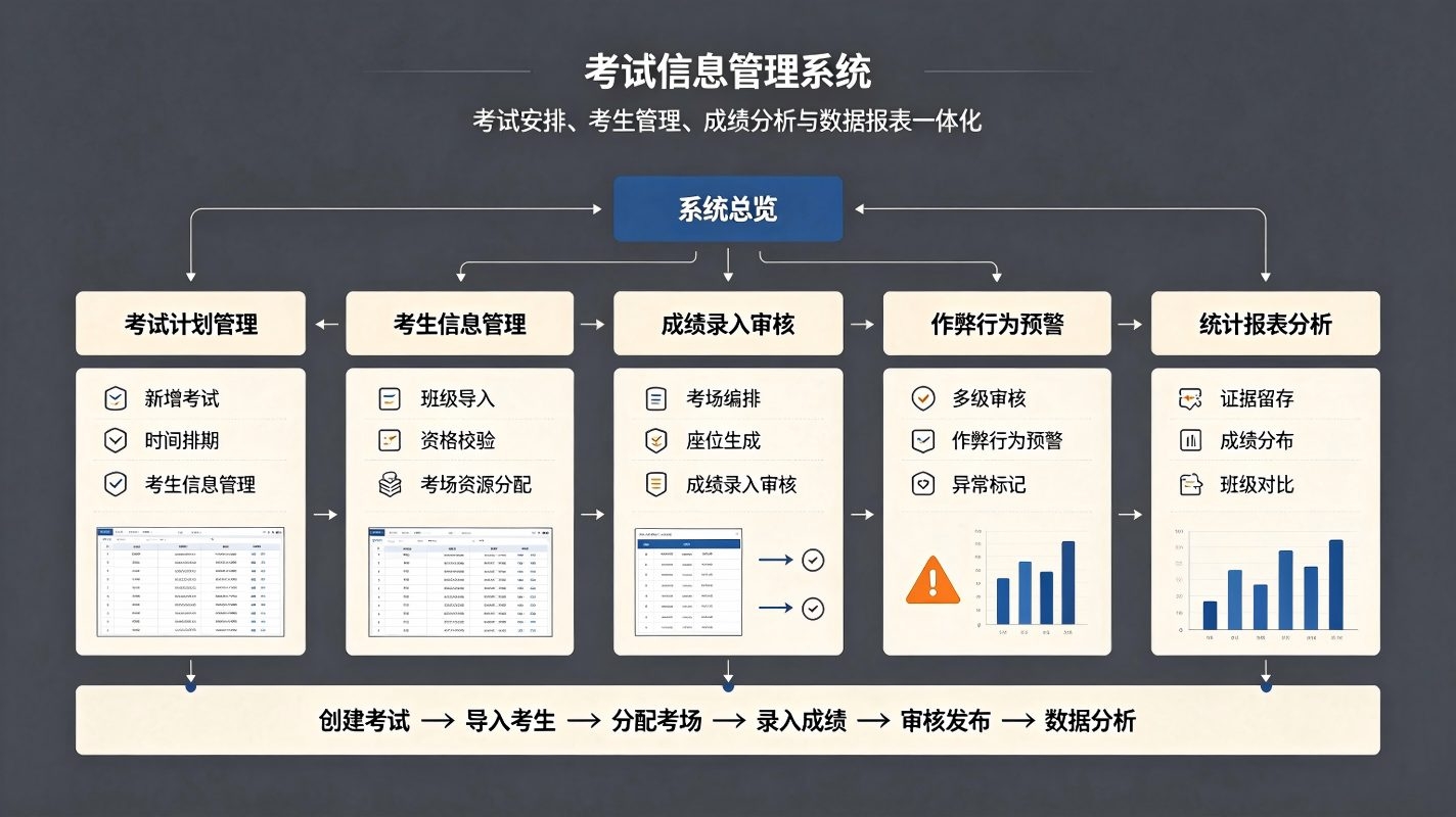考试信息管理系统：智慧校园考试安排与考务数字化解决方案(图3)